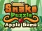 Gêm Snake Puzzle Apple Game ar-lein