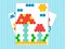 Gêm Mosaic Puzzle Art ar-lein