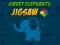 Gêm Sweet Elephants Jigsaw ar-lein
