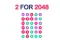 Gêm 2 for 2048 ar-lein