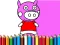 Gêm Back To School Coloring Book Pig ar-lein