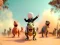 Gêm Stickman: Dinosaur arena ar-lein