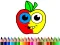 Gêm Back To School: Apple Coloring Book ar-lein