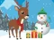 Gêm Christmas Deer Jigsaw ar-lein
