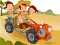 Gêm Cartoon Tractor Puzzle ar-lein