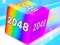 Gêm Chain Cube: 2048 Merge ar-lein