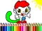 Gêm Back To School: Monkey Coloring ar-lein