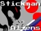 Gêm Stickman vs Aliens ar-lein