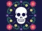 Gêm Colorful Skull Jigsaw ar-lein