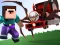 Gêm Noob vs Spider Train ar-lein