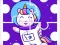 Gêm Cute Rainbow Unicorn Puzzles ar-lein
