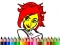Gêm Back To School: Cute Girl Coloring ar-lein