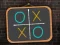Gêm Tic Tac Toe blackboard ar-lein