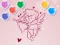 Gêm Bubble Shooter Valentine ar-lein