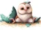 Gêm Cute Owl Slide ar-lein