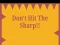 Gêm Don't Hit The Sharp ar-lein