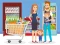 Gêm Happy Shopping Jigsaw ar-lein
