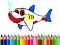 Gêm Back To School: Shark Coloring Book ar-lein