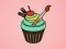 Gêm Yummy Cupcake Coloring ar-lein