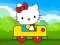 Gêm Hello Kitty Car Jigsaw ar-lein