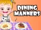Gêm Baby Hazel Dining Manners ar-lein