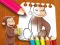 Gêm Curious George Coloring Book ar-lein