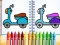 Gêm Cute Bike Coloring Book ar-lein
