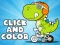 Gêm Click And Color Dinosaurs ar-lein