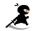 Gêm Ninja Run ar-lein