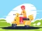 Gêm City Scooter Rides Jigsaw ar-lein