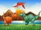 Gêm Colorful Dinosaurs Match 3 ar-lein