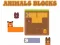 Gêm Animals Blocks ar-lein