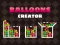 Gêm Balloons Creator ar-lein
