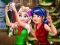 Gêm Ladybug And Elsa Xmas Selfie ar-lein