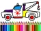 Gêm Back To School: Trucks Coloring ar-lein
