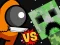 Gêm Among vs Creeper Fight ar-lein