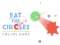 Gêm Eat the circles Colors Game ar-lein