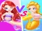 Gêm Mermaid Paper Doll Dress Up ar-lein