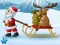 Gêm Funny Santa Jigsaw ar-lein