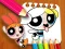 Gêm The Powerpuff Girls Coloring Book ar-lein