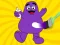 Gêm Grimace Shake Coloring Book ar-lein