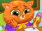 Gêm Lovely Virtual Cat At School ar-lein