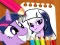 Gêm Equestria Girls Coloring Book ar-lein
