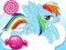 Gêm Pony Candy Run ar-lein