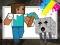 Gêm Minecraft Coloring Pages ar-lein