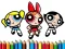 Gêm PowerPuff Girls Coloring Book ar-lein