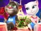 Gêm Talking Tom and Angela Coloring ar-lein