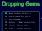Gêm Dropping Gems ar-lein