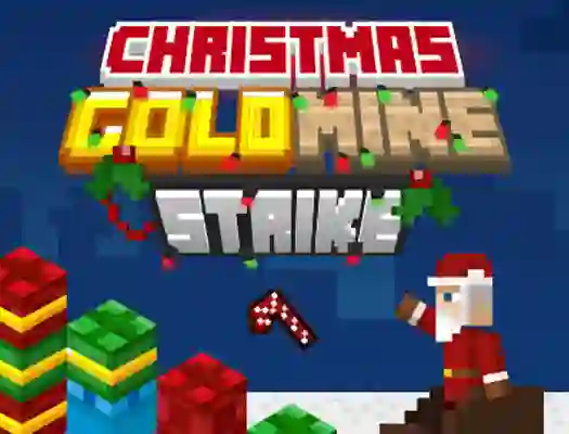 Gêm Gold Mine Strike Christmas ar-lein