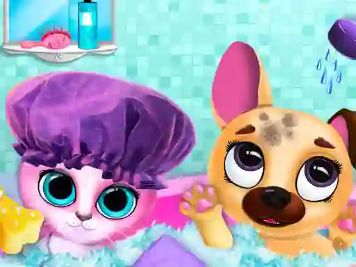 Gêm Cute Pet Friends ar-lein